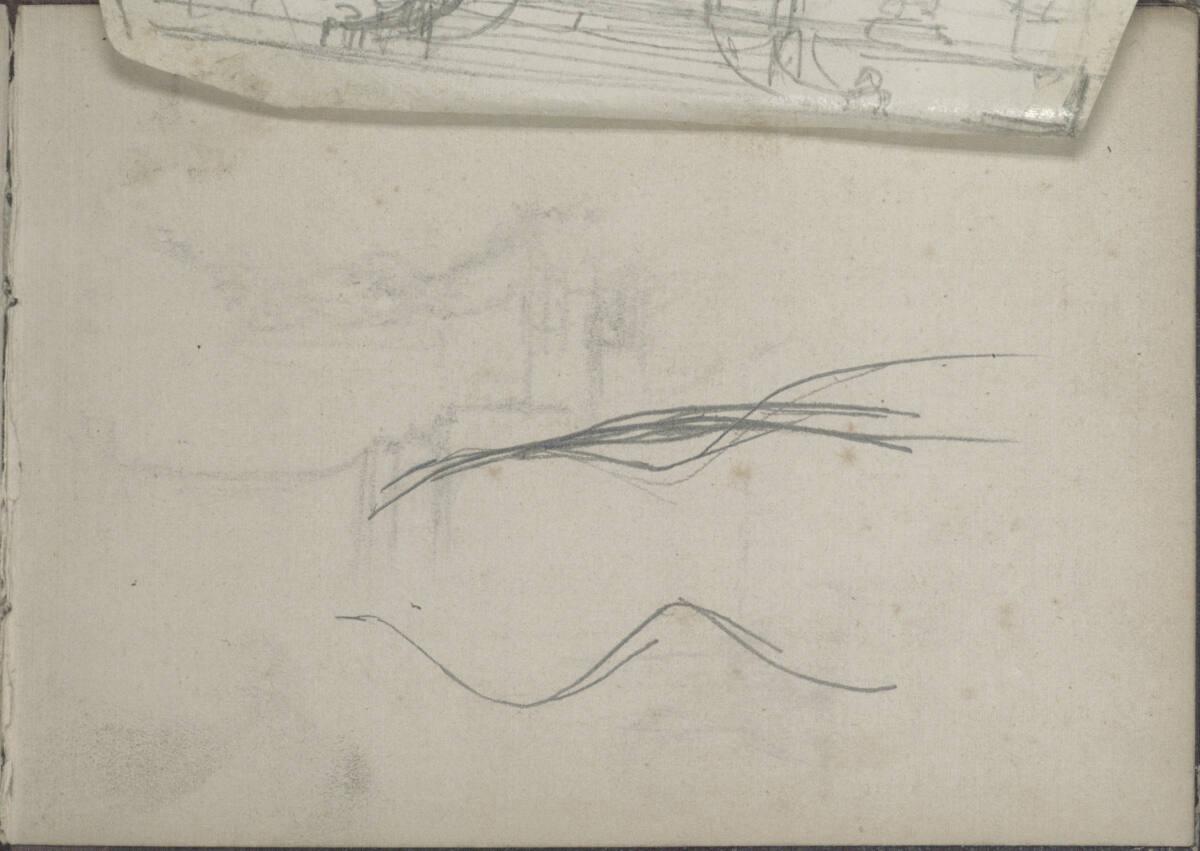 Emerich Alexius Swoboda, Undeutliche Skizze, Inv. Nr.: 30306/1v