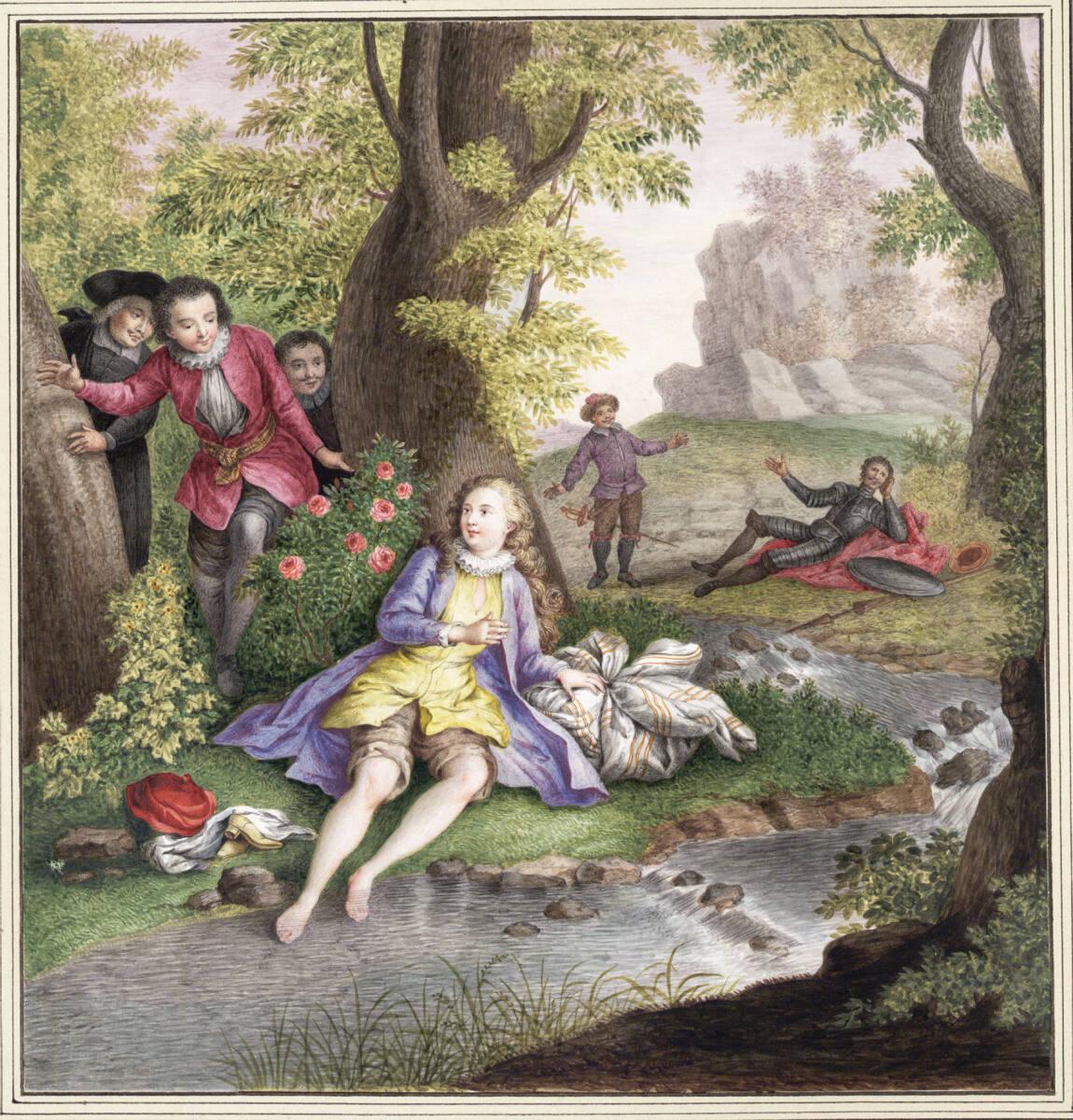 Erzherzogin Marie Christine Habsburg-Lothringen, Dorothea als Schäfer, Inv. Nr.: 13710