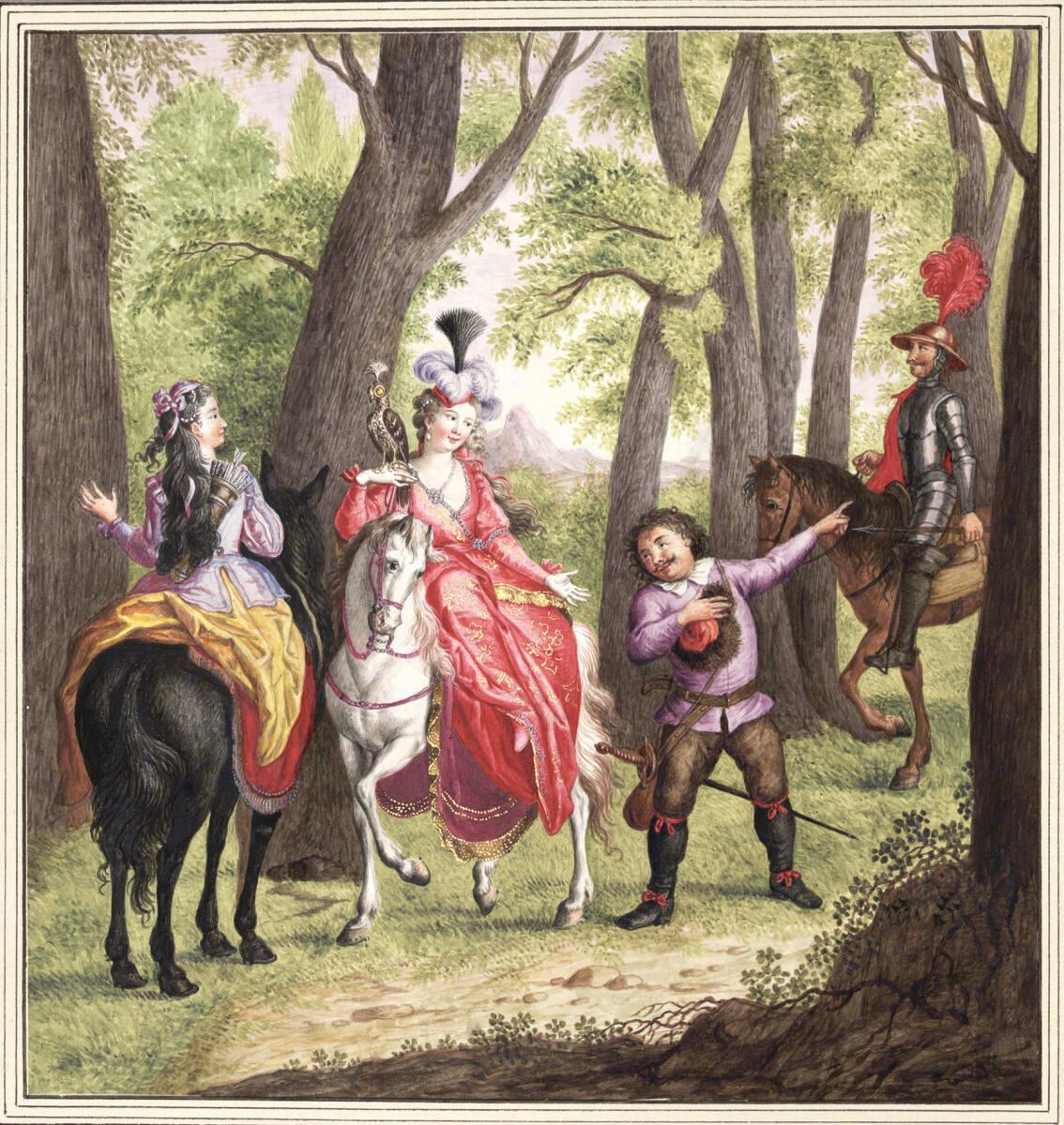 Erzherzogin Marie Christine Habsburg-Lothringen, Don Quichotte will die Herzogin sehen, Inv. Nr…