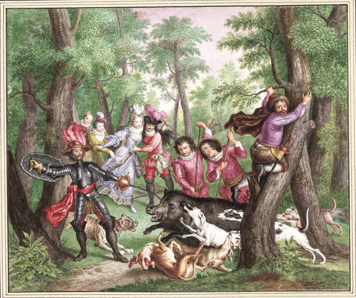 Don Quichotte auf der Jagd