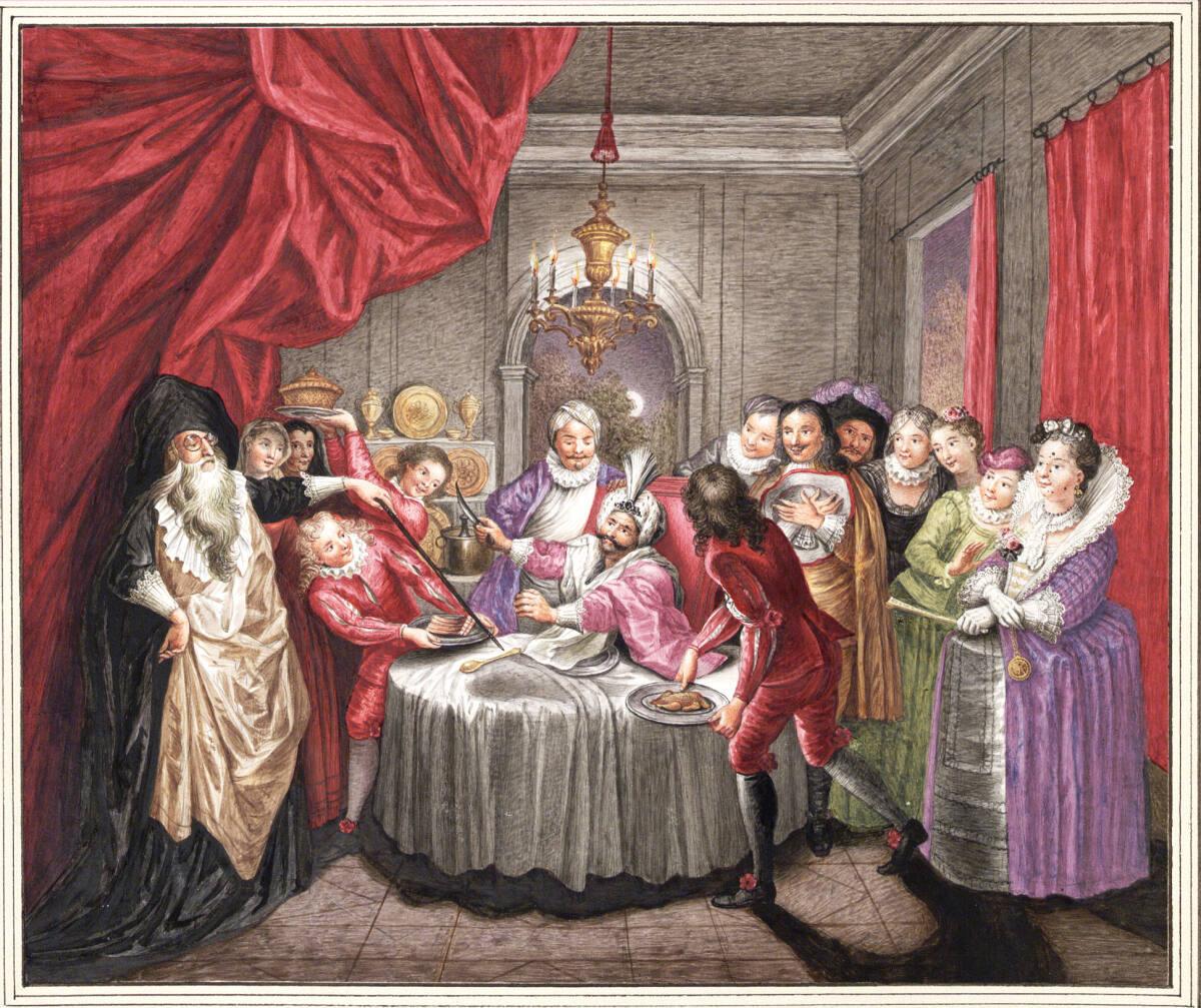 Erzherzogin Marie Christine Habsburg-Lothringen, Sancho tafelnd, Inv. Nr.: 13727