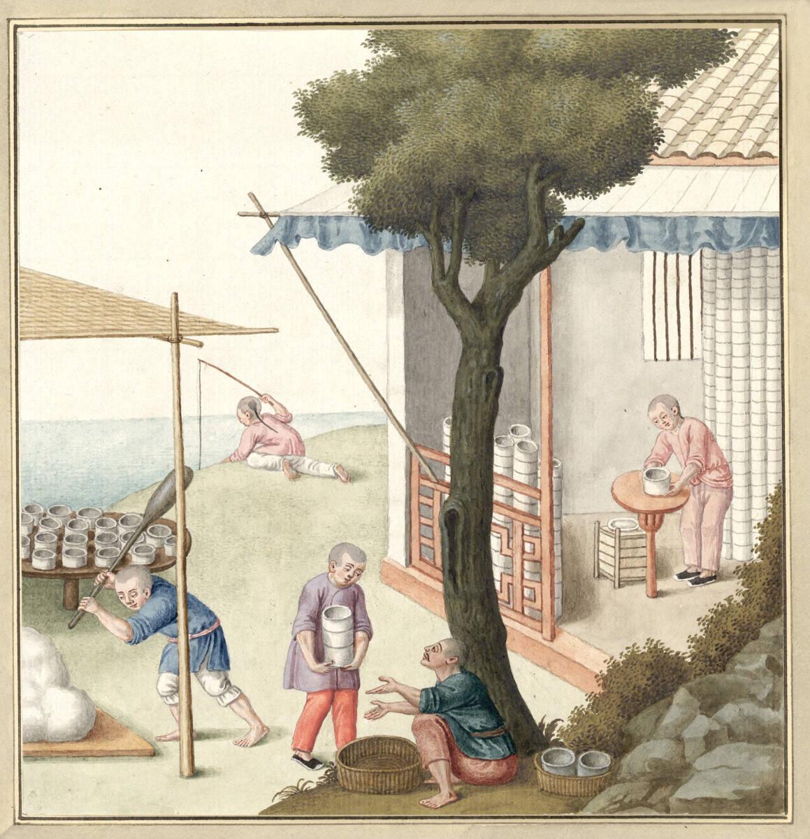 Anonym, Schalen werden geformt, Inv. Nr.: 13826