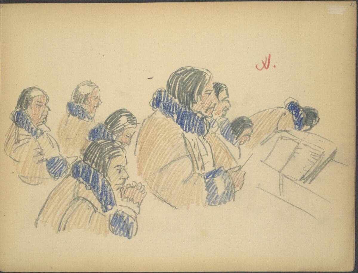 Studien zu einem Dirigenten (?), Joža Uprka, 1917