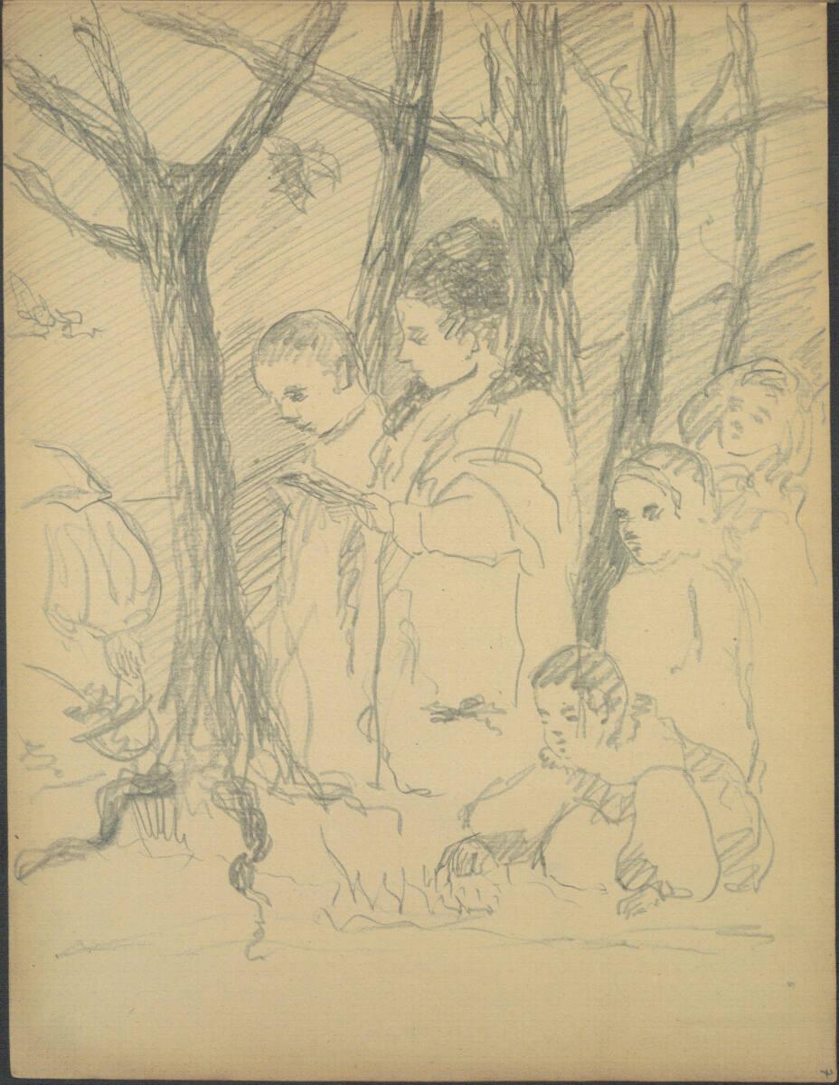 Joža Uprka, Waldmesse (?), Inv. Nr.: 33378/7