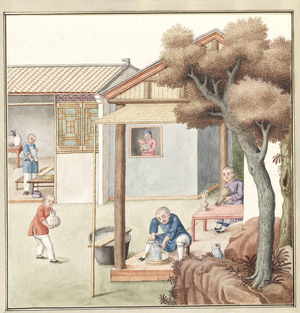 Anonym, Rot- und Blaubemalung größerer Gefäße, Inv. Nr.: 13835