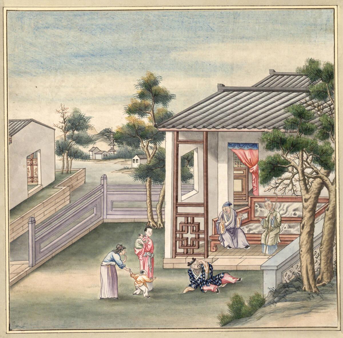 Anonym, Bittsteller vor Greisenpaar, Inv. Nr.: 13859