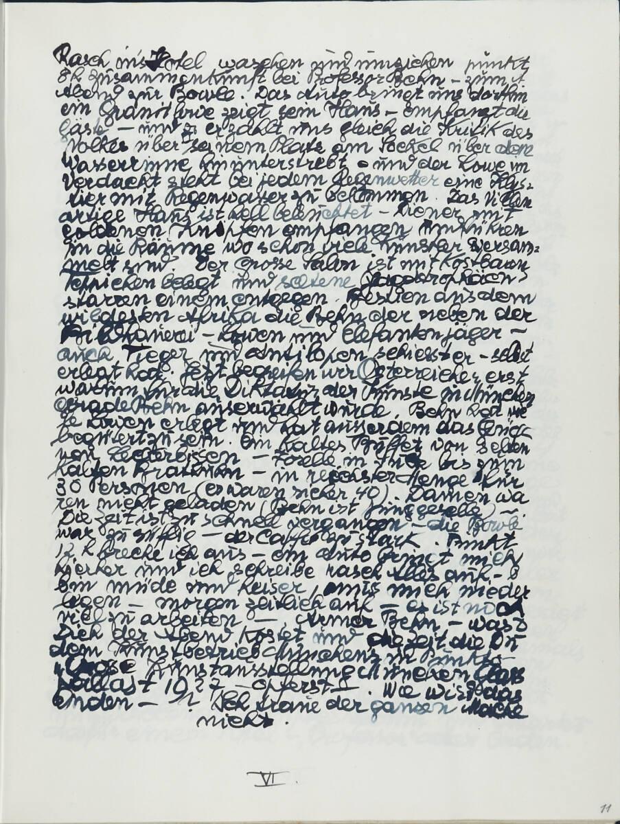Anton Hanak, Eine Reise nach München, Seite VI (Tagebucheintrag vom 2. Juni 1927), Inv. Nr.: 36…