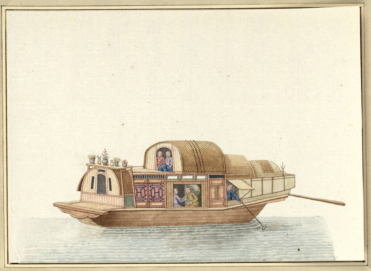 Anonym, Chinesisches Flussschiff