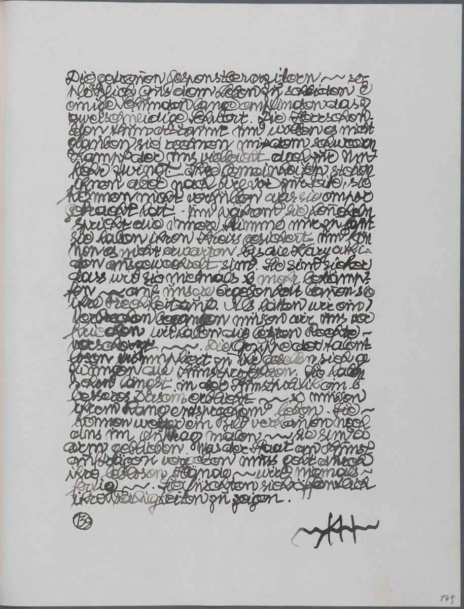 Anton Hanak, Tagebucheintrag, Inv. Nr.: 36080/2/149