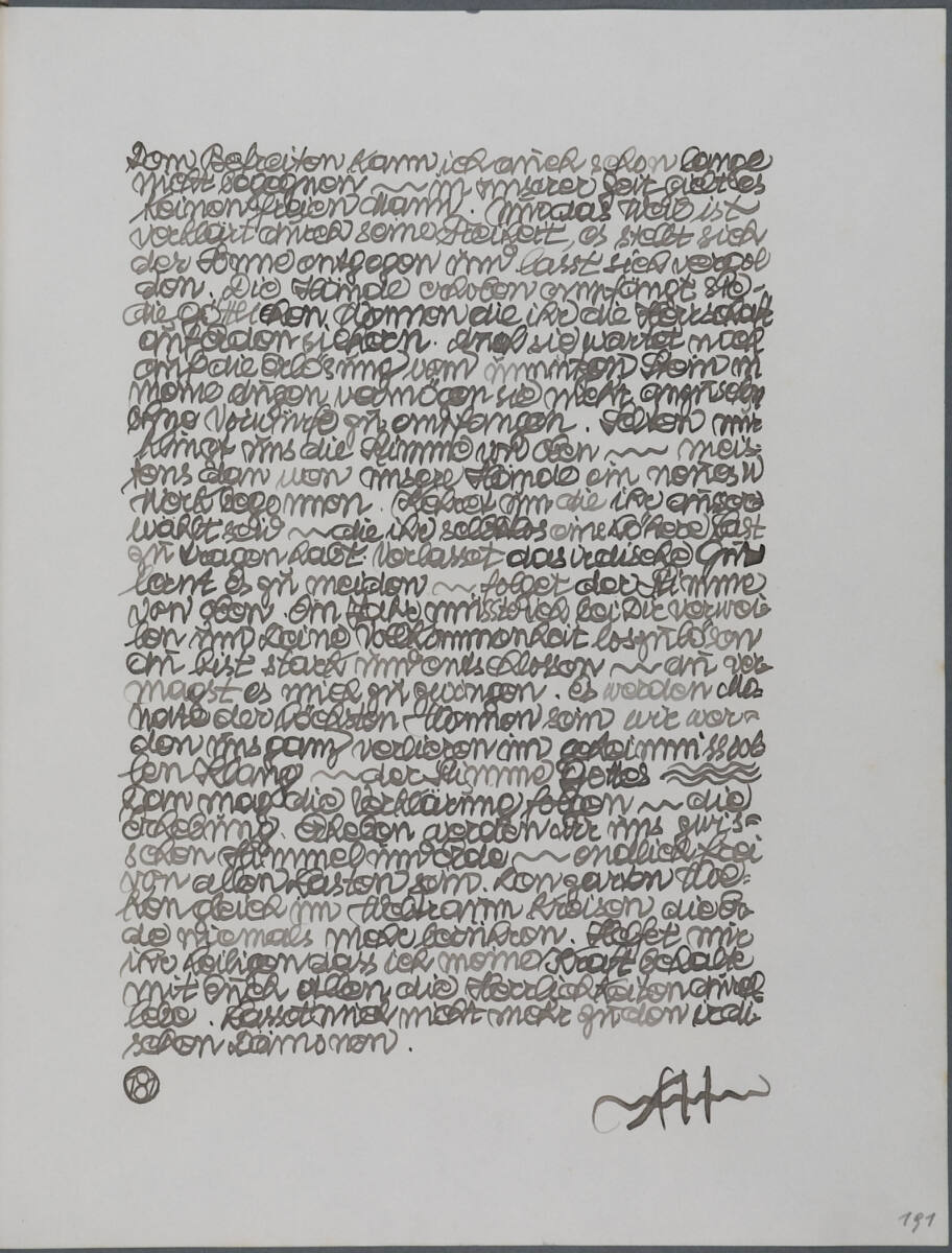 Tagebucheintrag, Anton Hanak, 1918