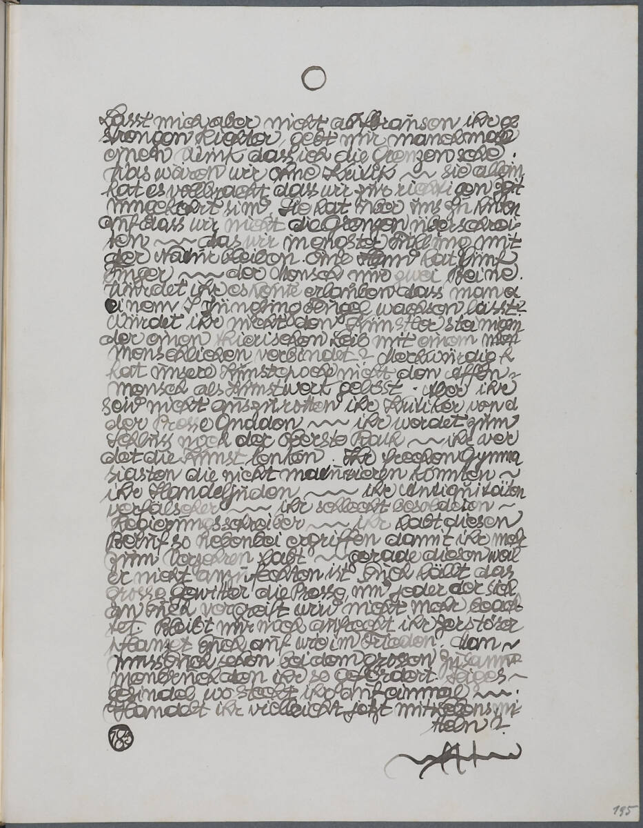 Tagebucheintrag, Anton Hanak, 1918