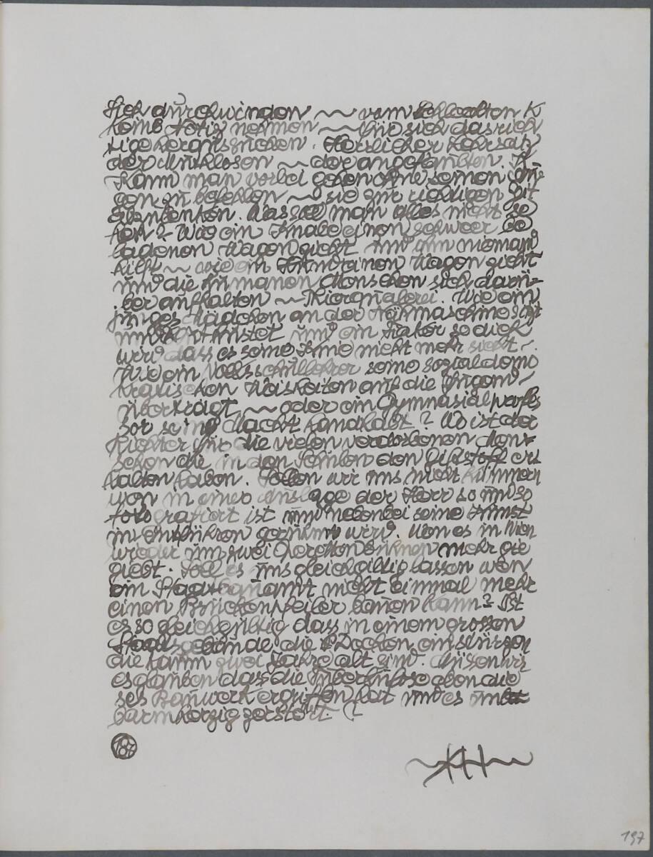 Anton Hanak, Tagebucheintrag, Inv. Nr.: 36080/2/197