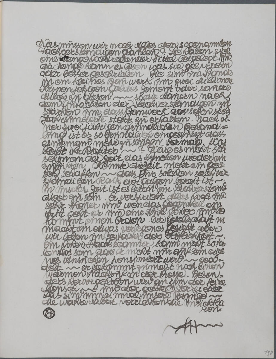 Tagebucheintrag, Anton Hanak, 1918