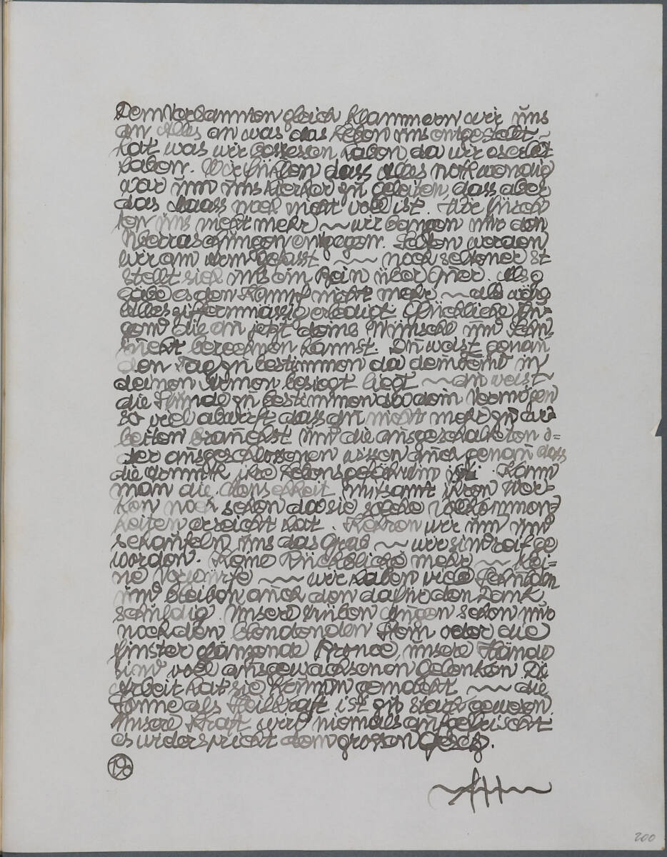 Tagebucheintrag, Anton Hanak, 1918