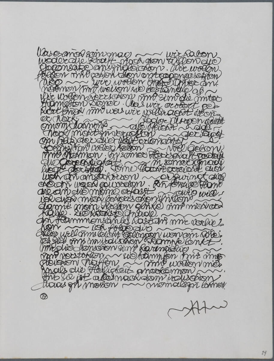 Tagebucheintrag, Anton Hanak, 1918