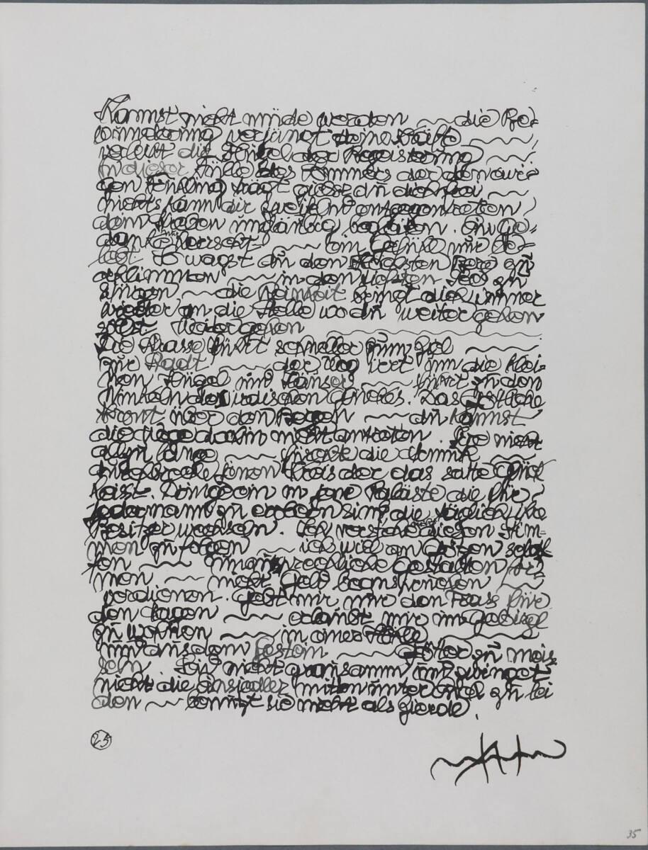 Anton Hanak, Tagebucheintrag, Inv. Nr.: 36080/2/35