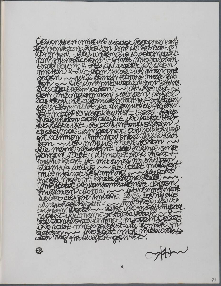 Anton Hanak, Tagebucheintrag, Inv. Nr.: 36080/2/73