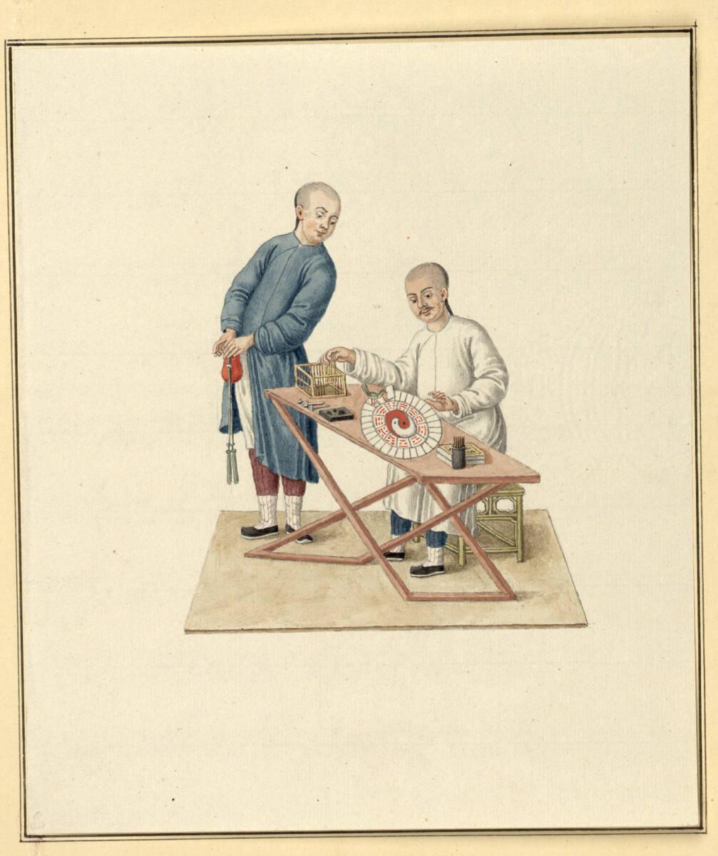 Anonym, Wahrsager mit Vogel, Inv. Nr.: 13977