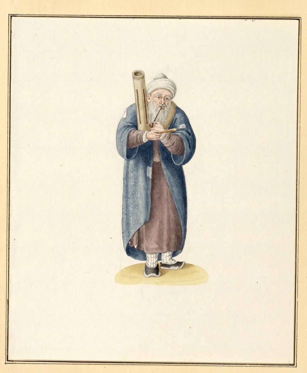 Anonym, Ein Gassenwächter en face, Inv. Nr.: 13992