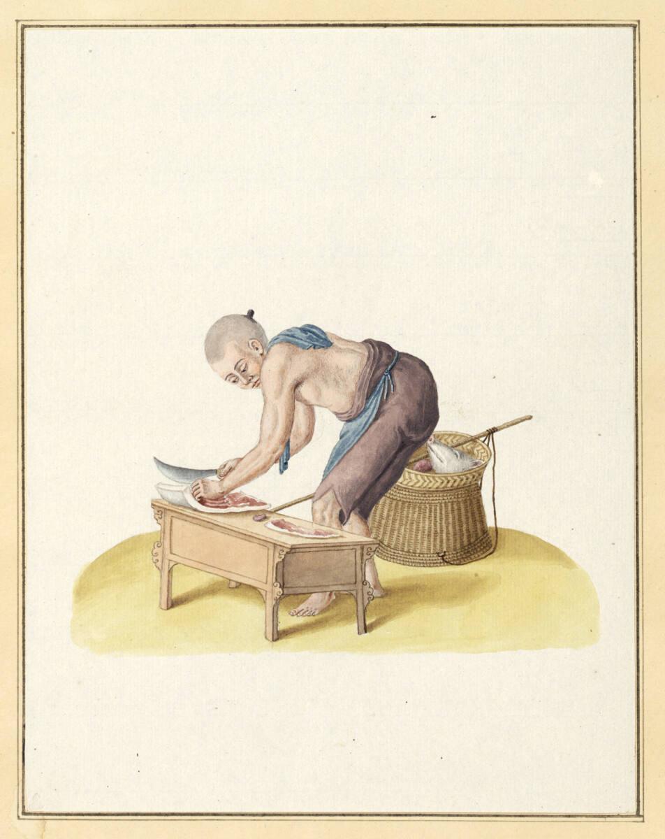 Anonym, Schweineschlächter, Inv. Nr.: 14021