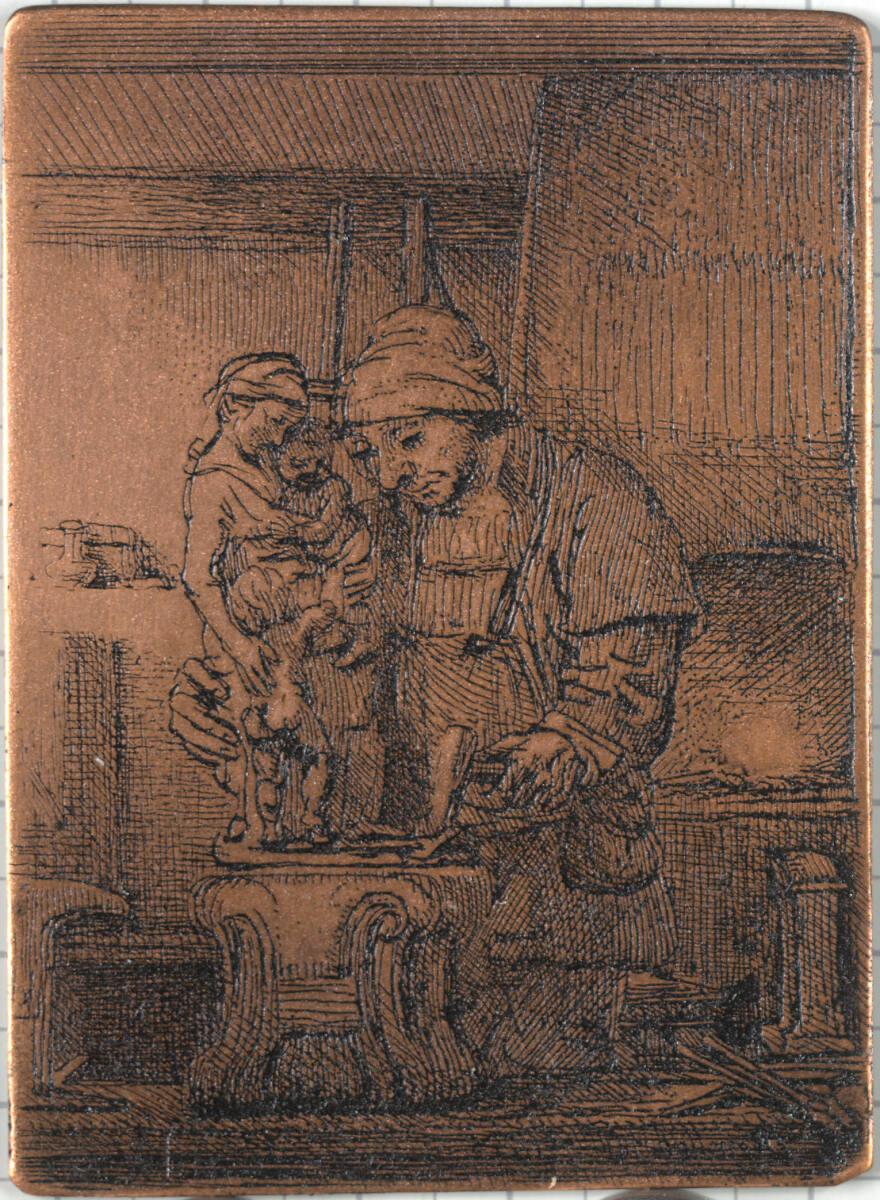 Rembrandt Harmensz. van Rijn, Der Goldschmied, Inv. Nr.: KU729