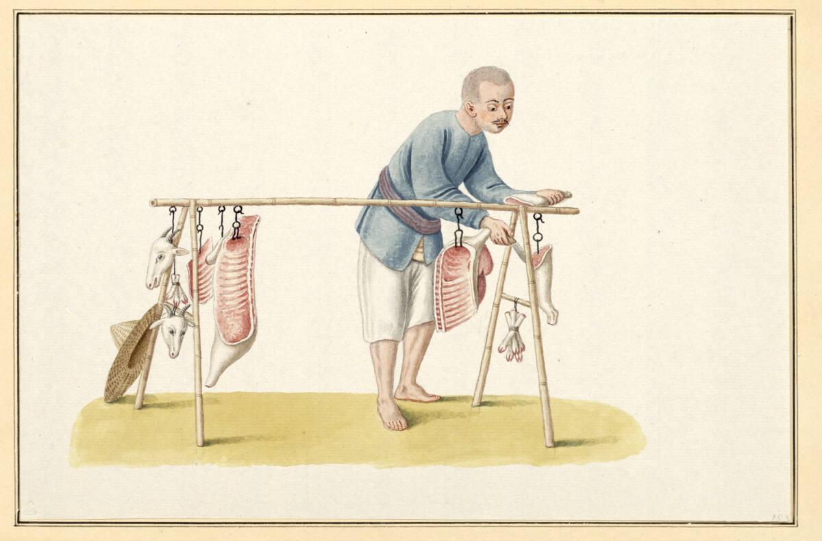 Anonym, Ziegenfleischhändler, Inv. Nr.: 14052