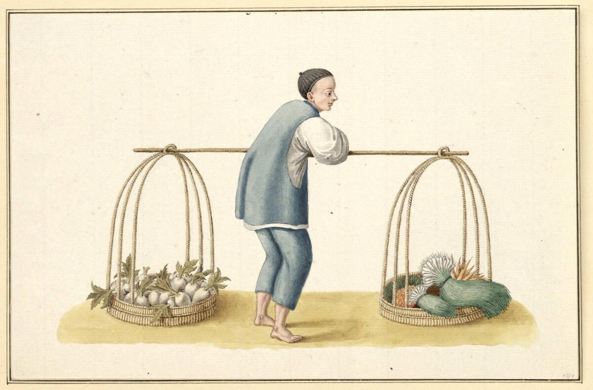 Anonym, Gemüseverkäufer, Inv. Nr.: 14058