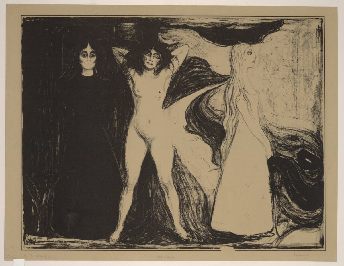 Die Frau, Edvard Munch, 1899