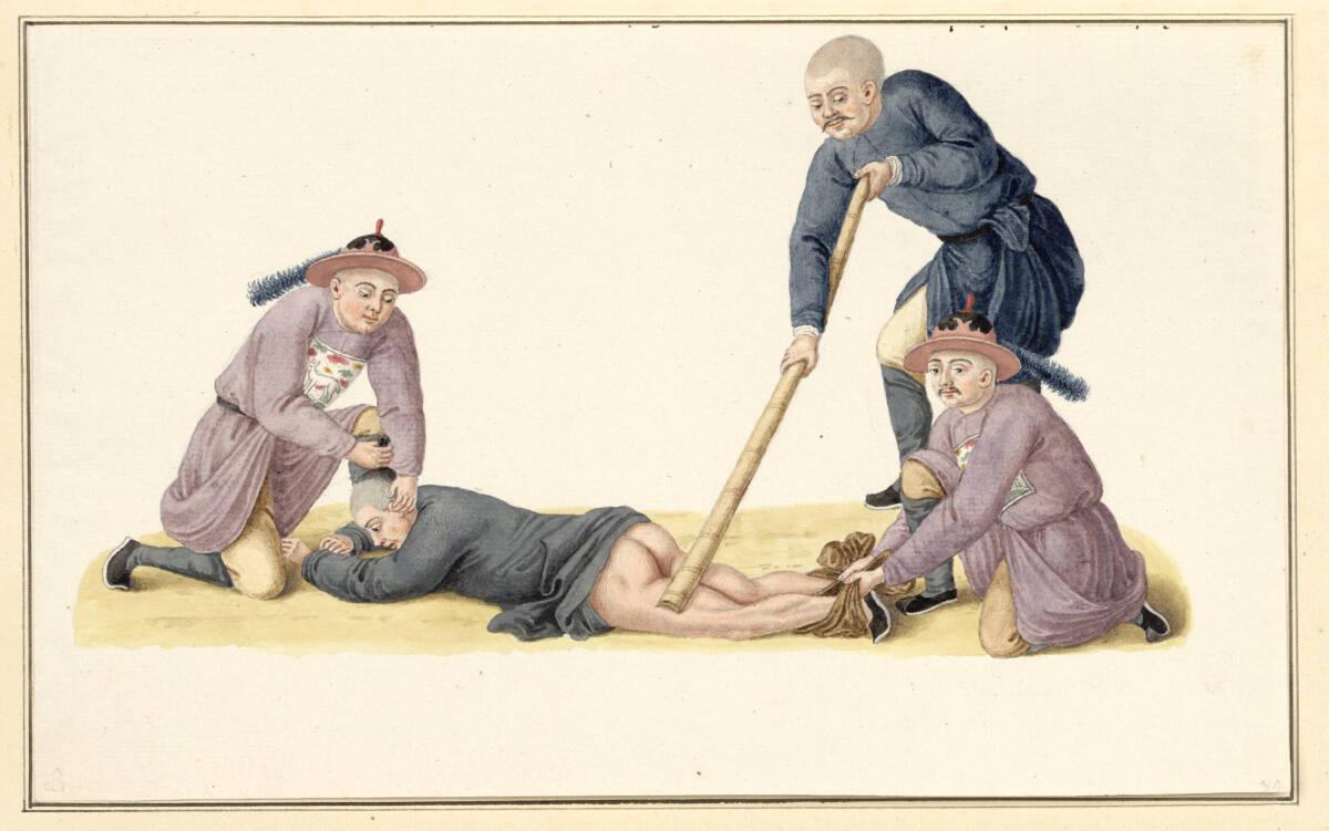 Anonym, Prügelstrafe, Inv. Nr.: 14099