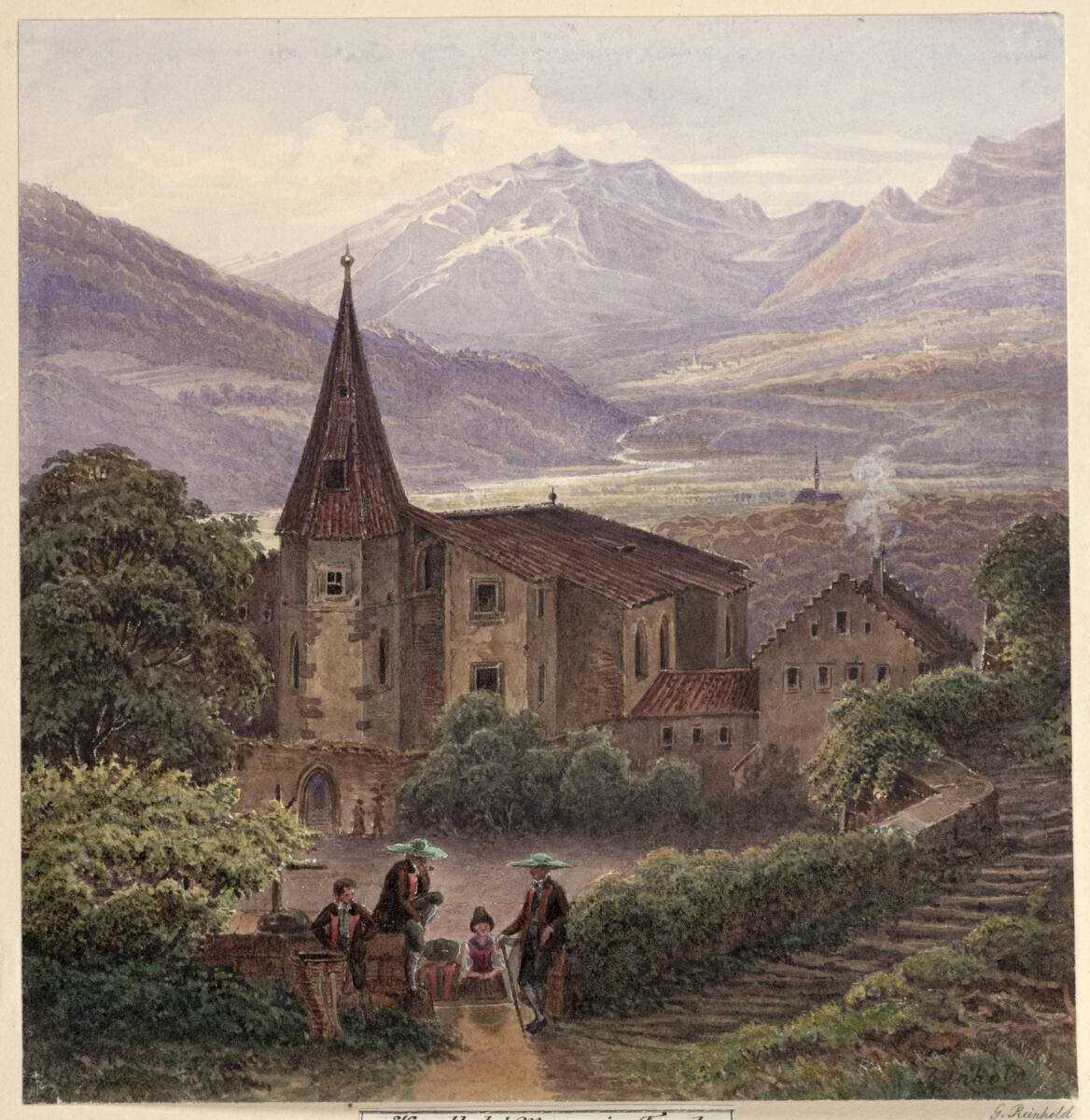 Kapelle bei Meran in Tyrol, GustavReinhold
