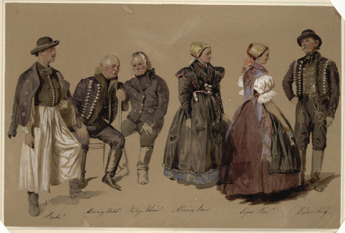 Ungarische Kostüme, Károly Sterio