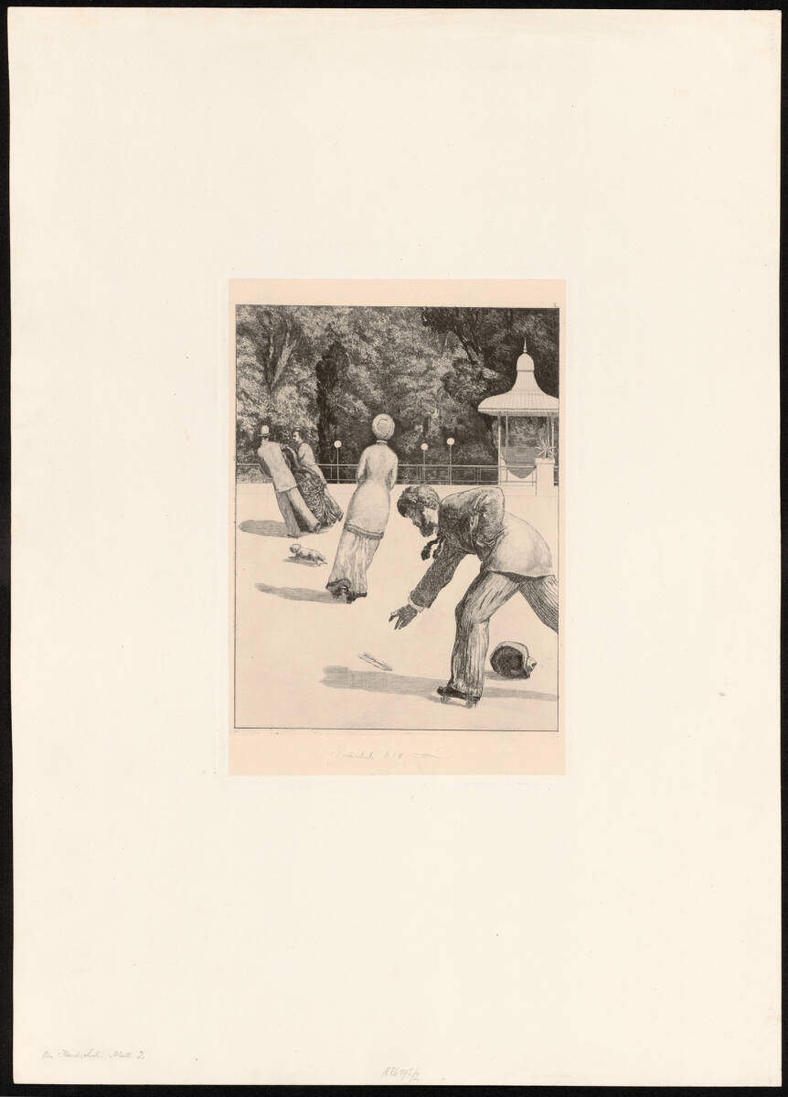 Handlung (Opus VI, Blatt 2), Max Klinger, 1893