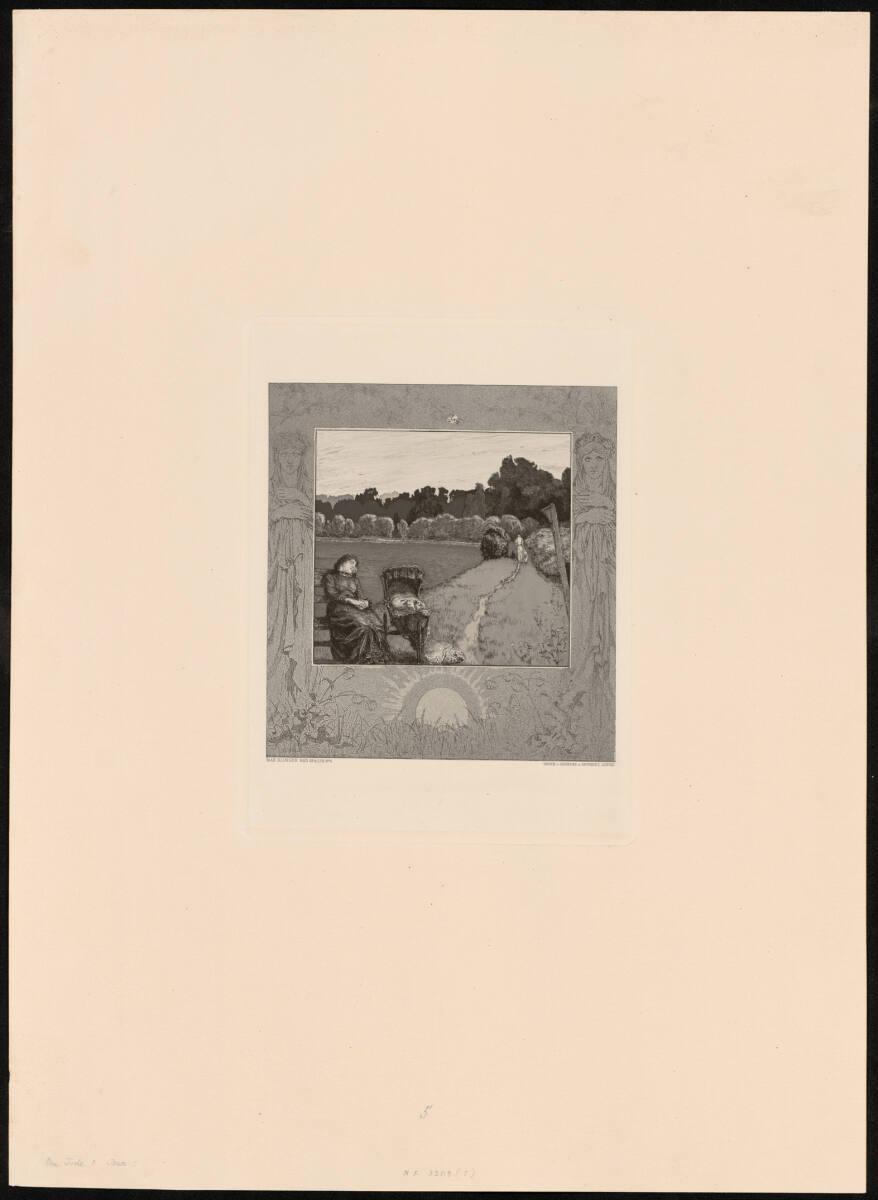 Max Klinger, Kind ( Opus XI, Vom Tode, Blatt 5), Inv. Nr.: DGNF3209/5