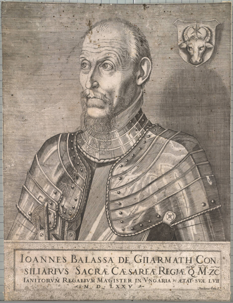 Porträt von Johannes Balassa, Martino Rota, 1575