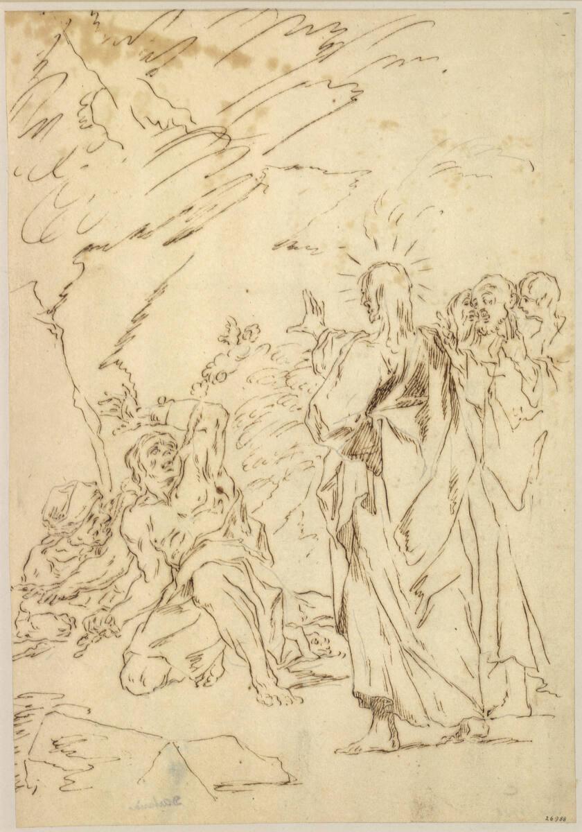 Die Heilung eines Besessenen, Inv. Nr.: 26988