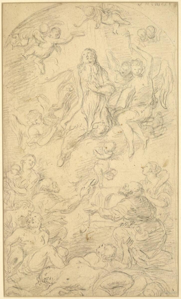 Franz Xaver Wagenschön, Verehrung des heiligen Johannes Nepomuk (I.), Inv. Nr.: 27059