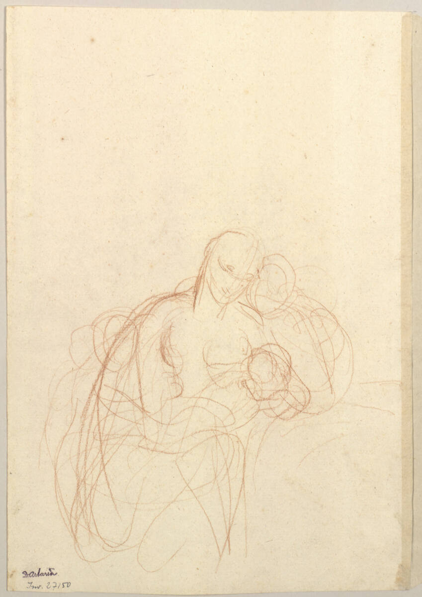 Madonna, das Kind säugend, Ignaz Unterberger