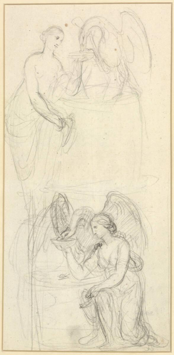 Ignaz Unterberger, Hebe und der Adler Jupiters, Inv. Nr.: 27391