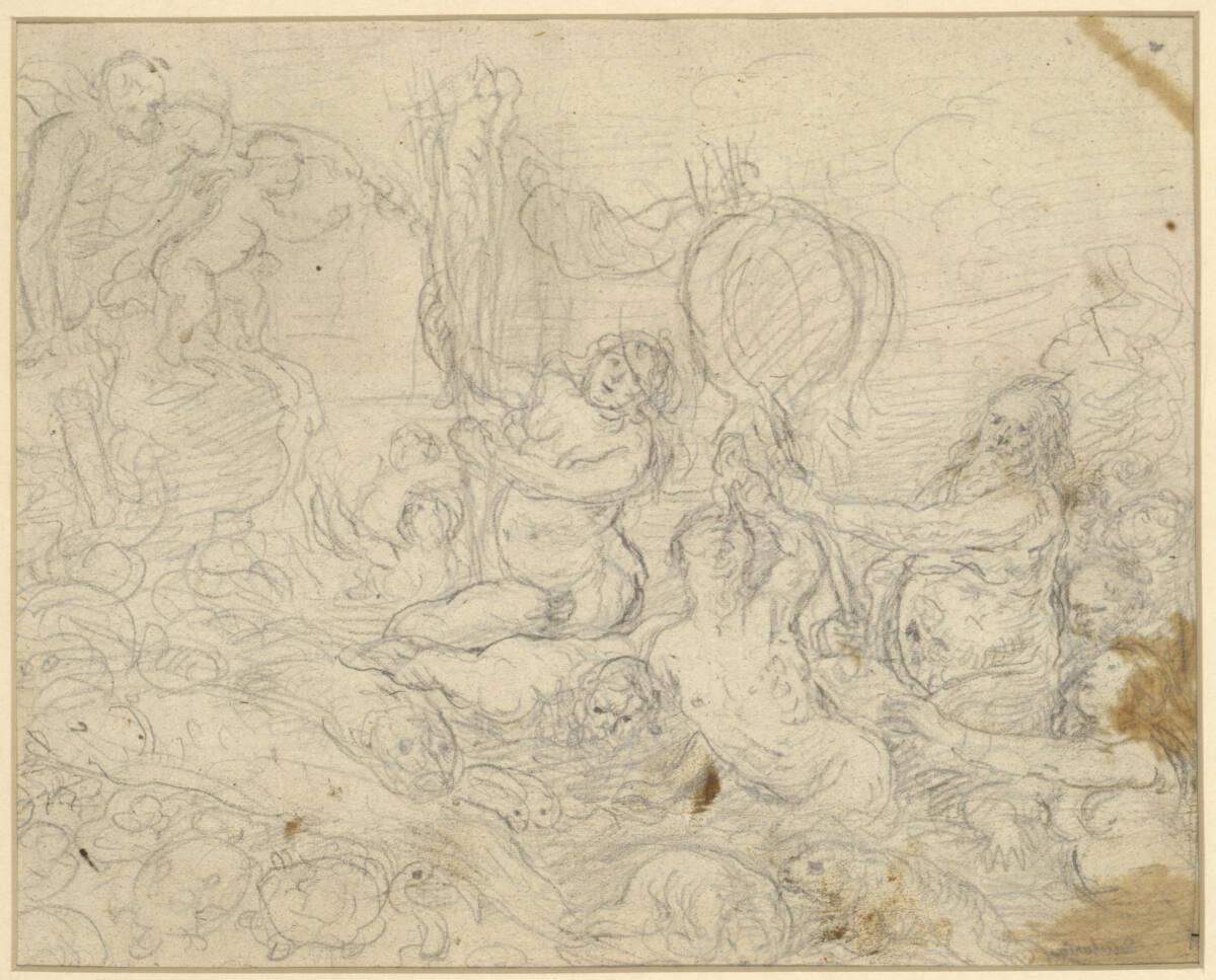 Franz Xaver Wagenschön, Triumph des Poseidon, Inv. Nr.: 27074