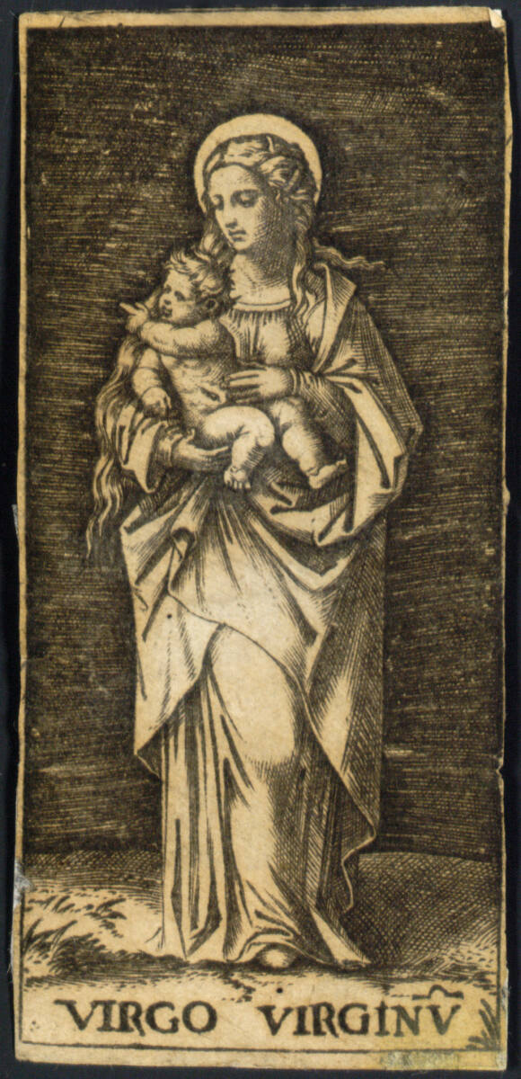 Maria mit Kind, Marcantonio Raimondi, 1510–1527