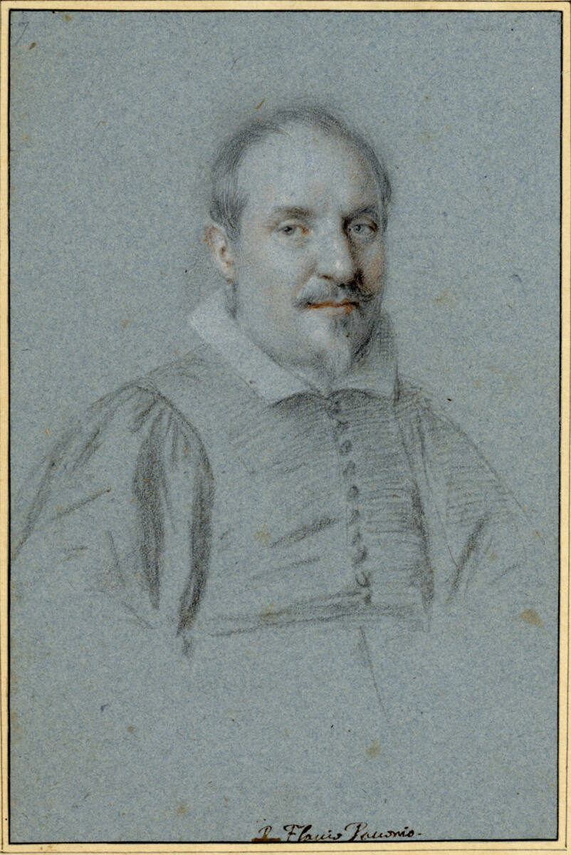 Brustbild eines älteren Herrn mit Spitzbart nach rechts, Ottavio Leoni