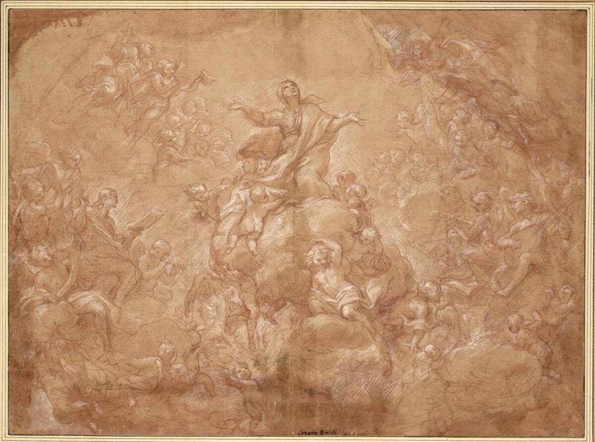 Himmelfahrt Mariae in reicher Engelsglorie, Guillaume Courtois