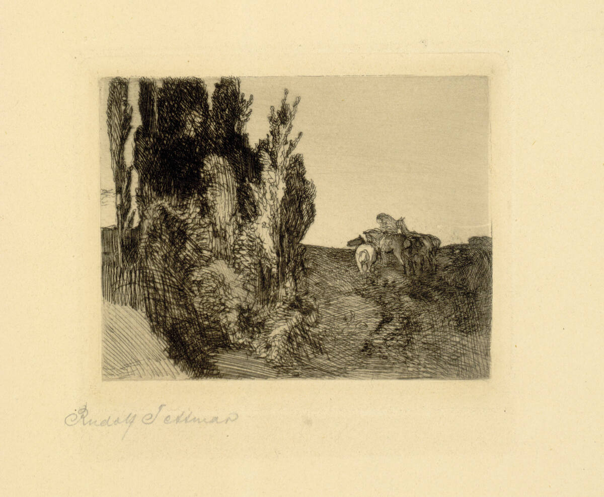 Ritt am Abend, Rudolf Jettmar, 1898