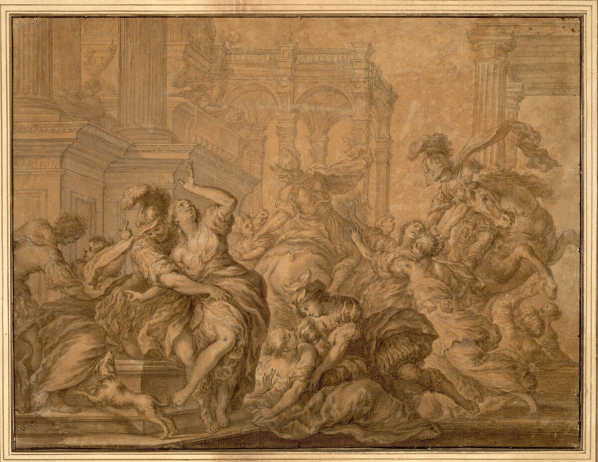 Der Raub der Sabinerinnen, Francesco Petrucci