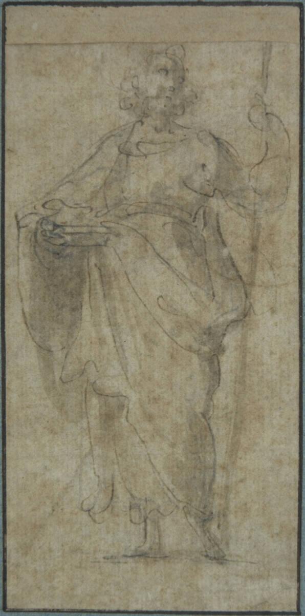 Anonym, Männliche Figur mit Stab, Inv. Nr.: 44023