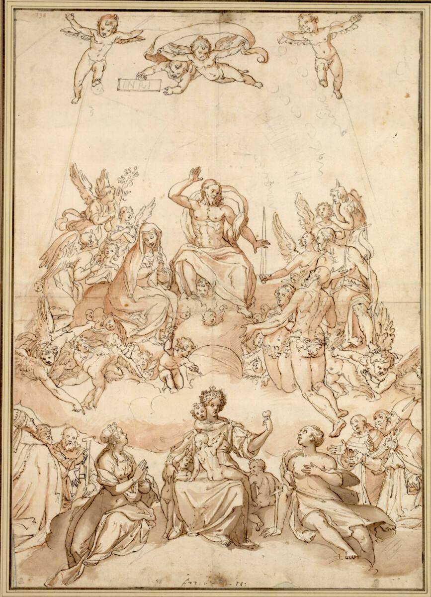 Anonym, Christus als Weltenrichter, Inv. Nr.: 14329