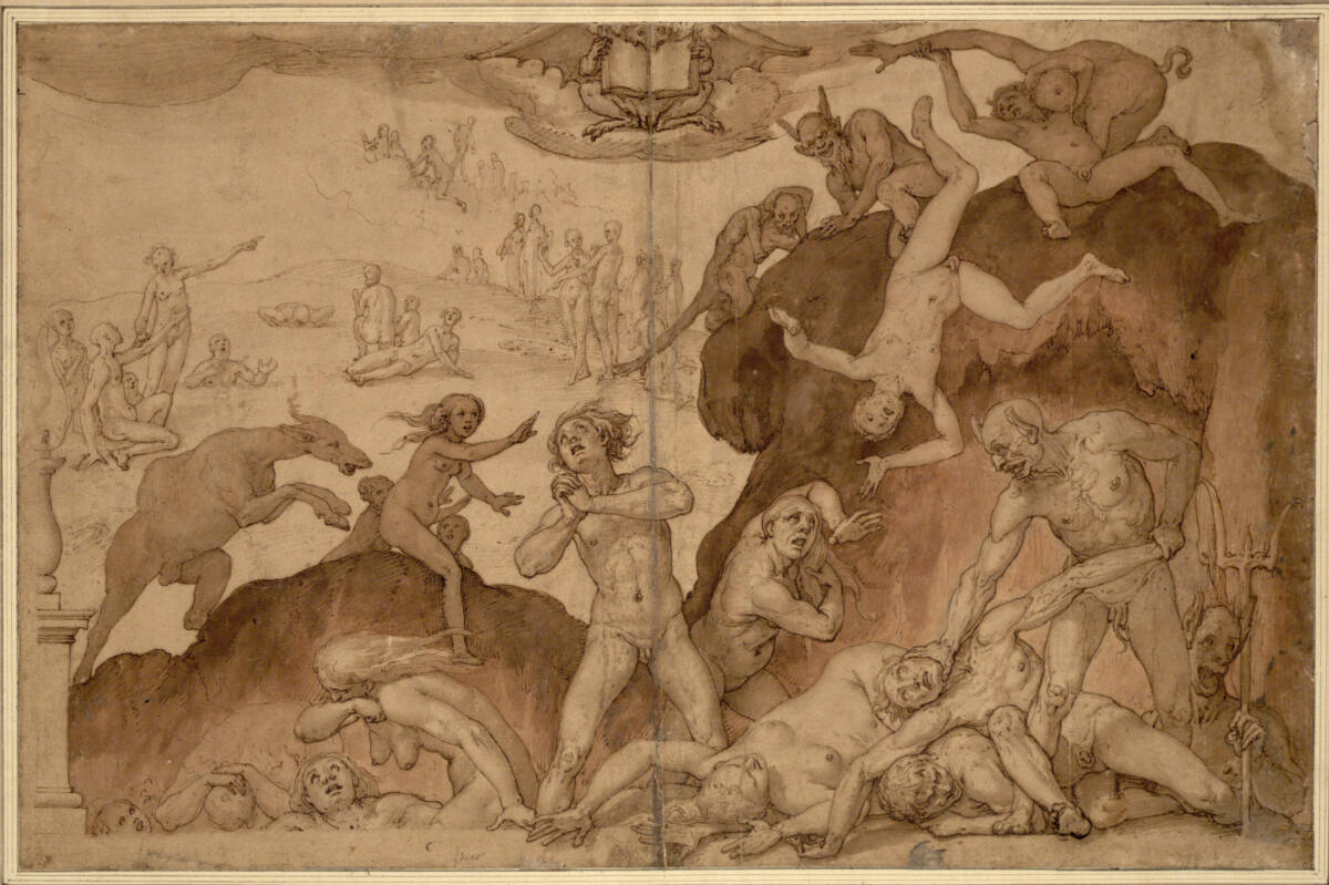 Die Höllenstrafe der Trägen, Federico Zuccari