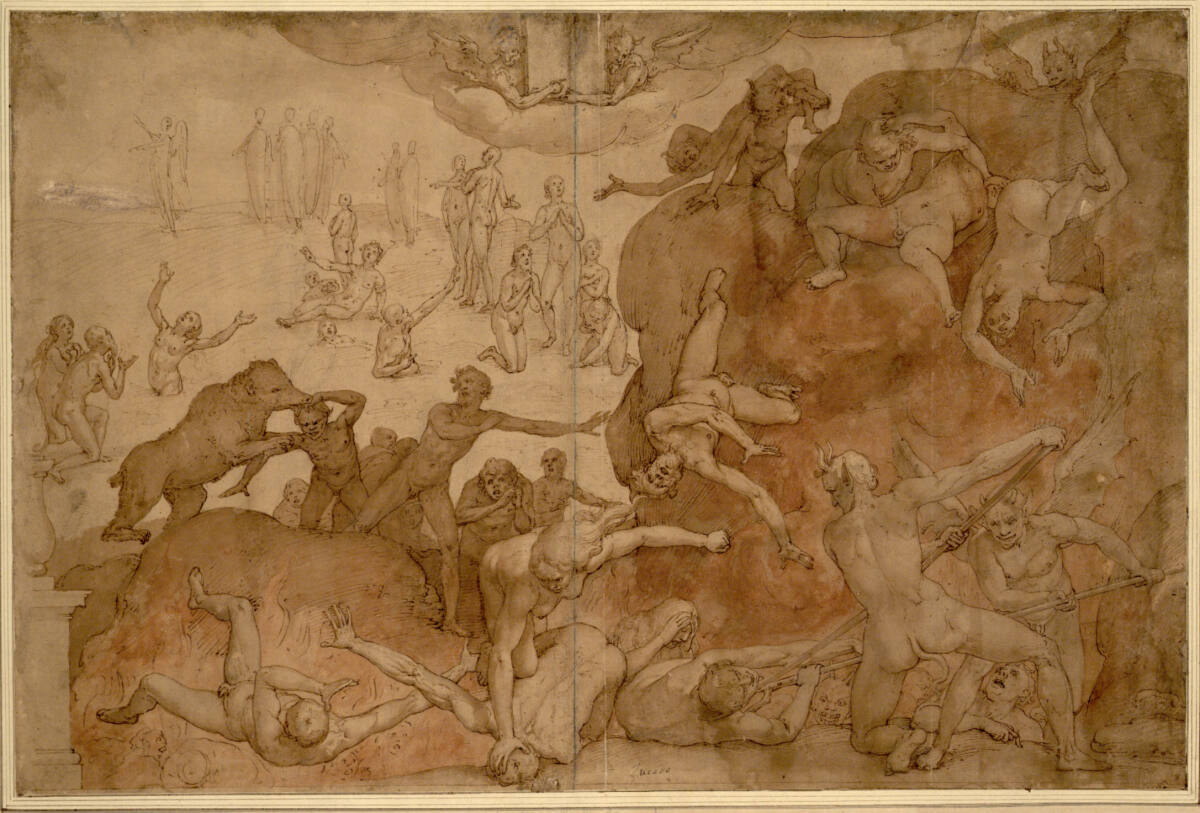 Die Höllenstrafe der Unmäßigen, Federico Zuccari