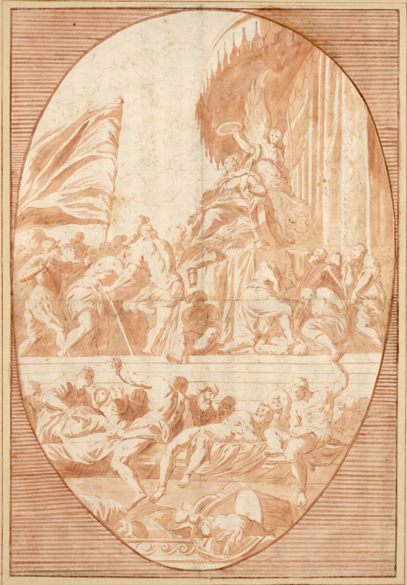 Triumph der Venezia (stehendes Oval)