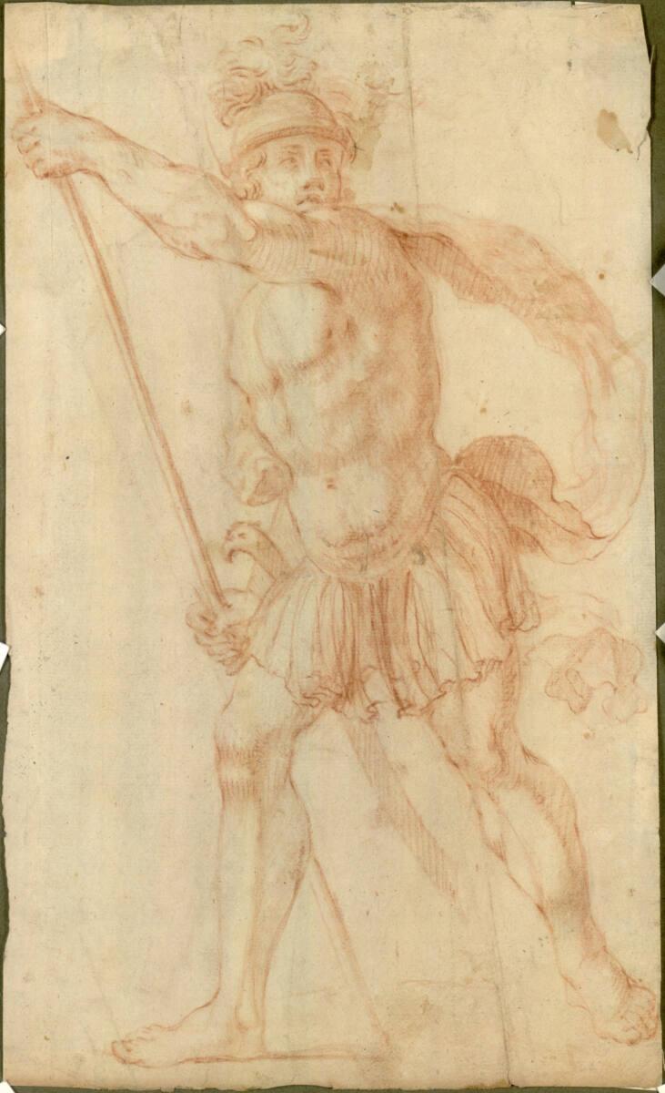 Anonym, Schreitender Krieger, Inv. Nr.: 43814